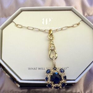 Sophisticated Sapphire and Gold Necklace